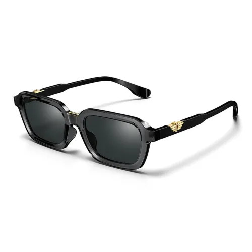 Police Пластиковая оправа Квадратные Солнцезащитные очки Мужские