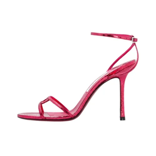 Jimmy Choo 1998 Leo One Sandals Strap 11,5cm Women's Pink