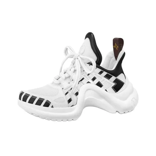 LOUIS VUITTON Archlight Low Топ Повседневная обувь Женская Белая Пятнистый Узор