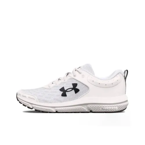 Under Armour Charged Assert 10 Амортизация Износостойкая Низкая Обувь Мужская Белая