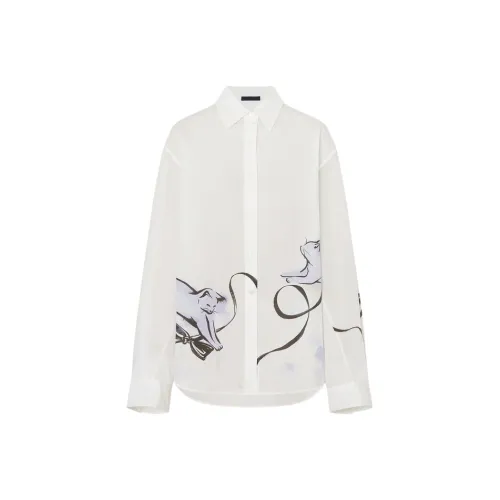 MO&CO Белое основание Innocent Image Женские рубашки