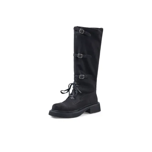 Su Yanjiao Женские высокие сапоги до колена