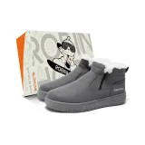 Серый с флисовой подкладкой