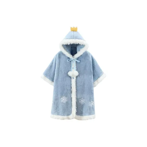 GOYN Синий Без подкладки Халат Женские Банные халаты