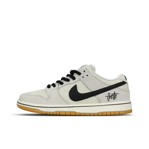Nike Dunk SB Устойчивые к истиранию Низкие Кроссовки для скейтбординга Унисекс Кремово-серый