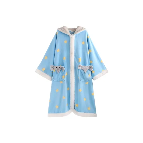 CHATING Банные халаты Женские Синий