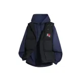 Черный жилет + темно-синий с флисовой подкладкой WY-Принцесса ездовой жилет