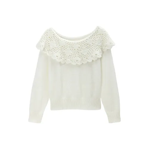 MISHOW Кремовый Белый Женский Трикотаж