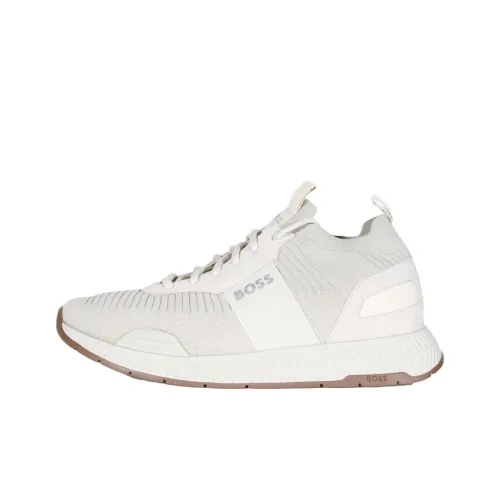 Hugo Boss Низкий топ Повседневная обувь Мужская Белый