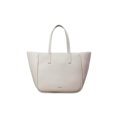 CALVIN KLEIN Полиэстер Тоут Сумка Сумка для покупок Женская Белая