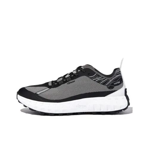 NORDA 001 Амортизация Slip-Resistant Водонепроницаемый Покрытие Низкий Топ Беговые кроссовки Мужской Серый Черный