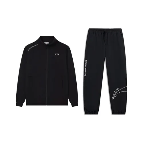 Лайнер Повседневная Спортивная Одежда Унисекс Черный + Черный