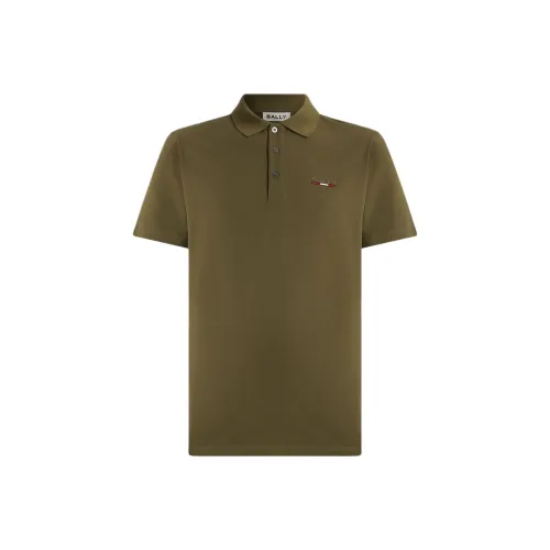 BALLY Армейский зеленый Мужская Поло