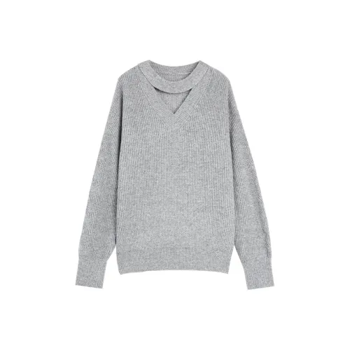 ELLE Средне-серый Женские Свитера