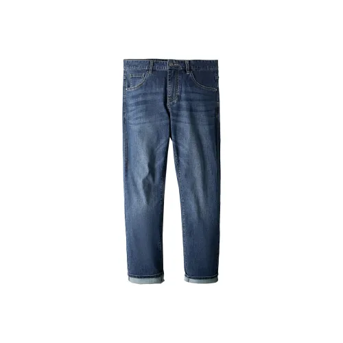 HLA Джинсовый синий Градиентный Средний 01 Мужские Джинсы