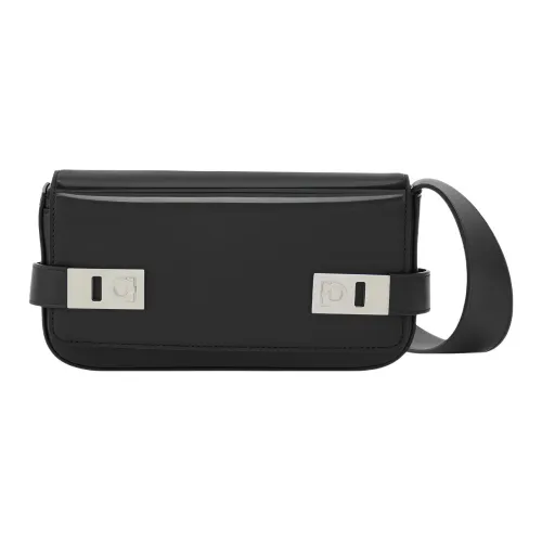 FERRAGAMO Гладкая Телячья Кожа Сумка через плечо Стандартная Мужская Черная