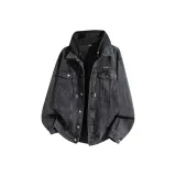 Чёрный Серый + Чёрная Шляпа (Имитация двухслойного стиля)