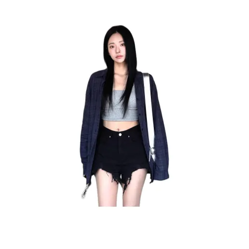 Aghr Темно-синие женские рубашки