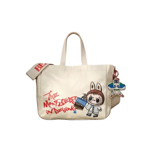 POP MART Коллаборация PE Тоут Сумка Сумка для покупок Сумка через плечо Сумка Женская Белая