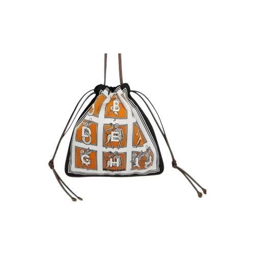 Burberry Ткань с кожаными вставками ведрообразные сумки сумки через плечо сумка через плечо женская апельсин