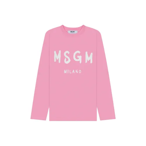 MSGM Розовые Женские Футболки