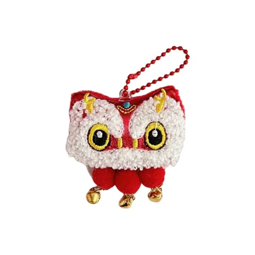 LISA Cute Lion Bar Bрошь Plush Pendant 9 см Длина Тело