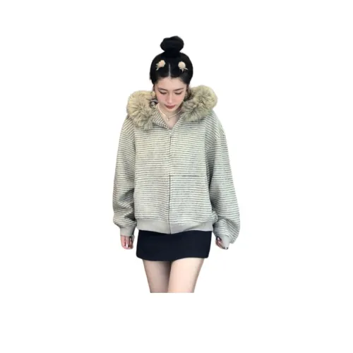 MORii Абрикос Серый Женский Свитшот