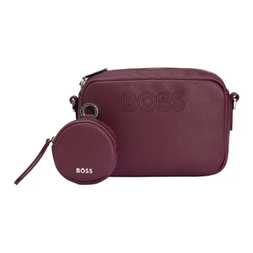 Hugo Boss Искусственная кожа Ручная Сумка через плечо Женская Темно-красная