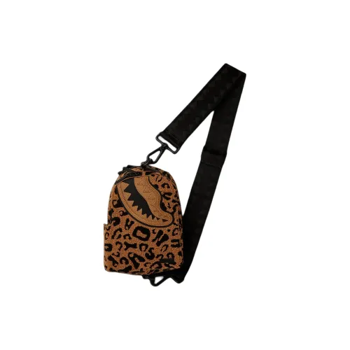 SPRAYGROUND Сумка через плечо из искусственной кожи унисекс черная и коричневая