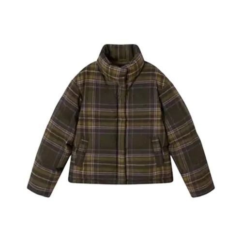 BVODE Зеленый Женский Пуховик