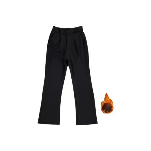 CAT'S PAW Черный флис с подкладкой унисекс костюм брюки