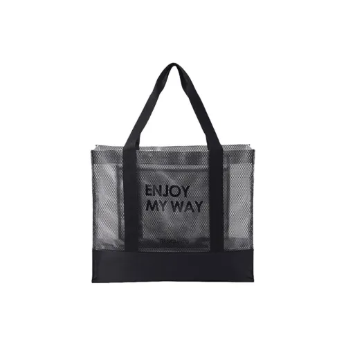 M SQUARE PVC Тоут Сумка Сумка для покупок Сумка Сумка через плечо Большая Женская Крутая Черная