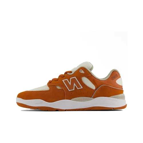 New Balance NB Numeric Tiago Lemos 1010 Амортизация Легкий Низкий Топ Скейтборд Кроссовки Унисекс Оранжевый Белый