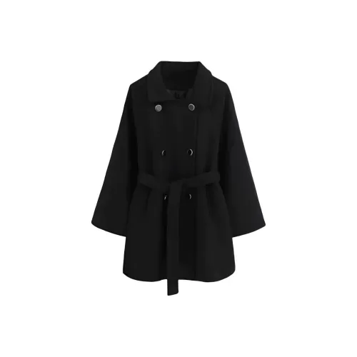 CHARM GLOW Черное Женское Пальто