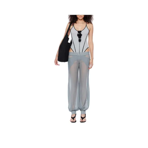 FANCI CLUB BETWEEN SKINS Прозрачные Брюки Повседневные Брюки Женские