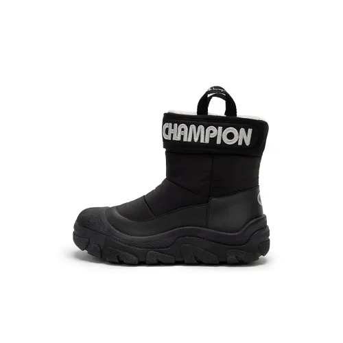 Champion Kids High Топ Детские зимние сапоги Champion Черный