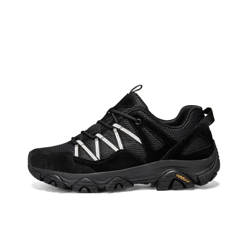 JHCZC Амортизация Покрытие Отводящий влагу Дышащий Низкий Топ Походная обувь Мужская