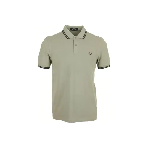 FRED PERRY SS24 Поло Мужское Теплое Серое