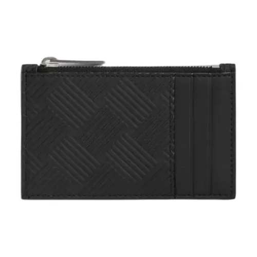 Bottega Veneta ПУ (полиуретан) Полиуретан Кошелек Держатель для карт Мужской Черный