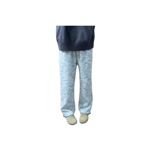 MORii Серый Белый Унисекс Повседневные Штаны