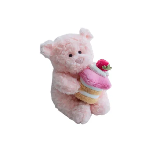 CHUNTUSHU Cute And Adorable Soft And Cute Cartoon Creative Sweet Style Торт Bear Bear Куклы Plush Bear 25 см Высота