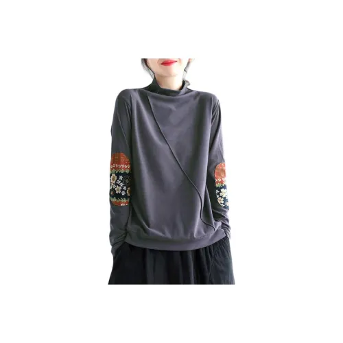 ZIMO Хлопок лен смесь комплект рукав рубашка женский