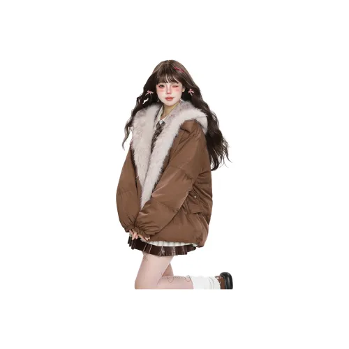 NICEAMOLA Хлопковый пуховик женский