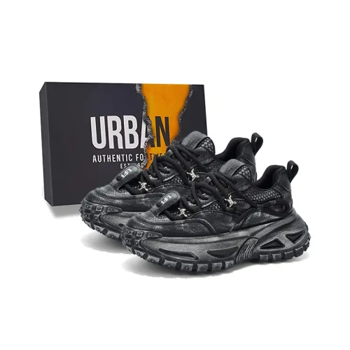 URBAN AUTHENTIC Высота Увеличивающая Устойчивый к истиранию Дышащий Противоскользящий Низкий Топ Тяжелая Подошва Мужские