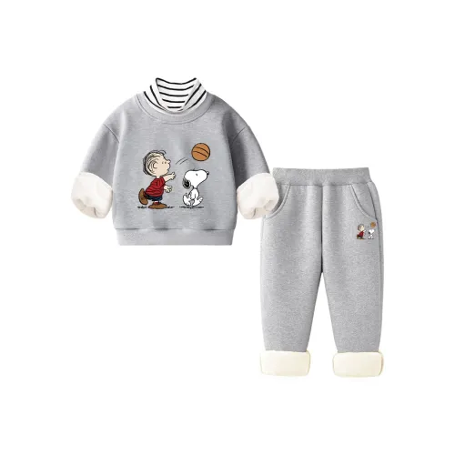 SNOOPY Повседневная спортивная одежда двухкомпонентный комплект для детей в возрасте 3-7 лет