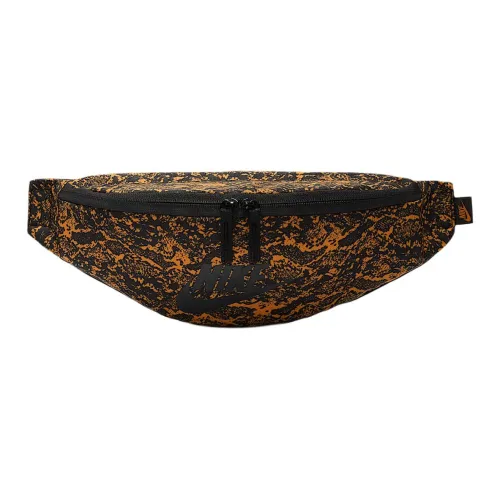 nike Heritage Ткань Сумка через плечо Бананка Унисекс Monarch Черный