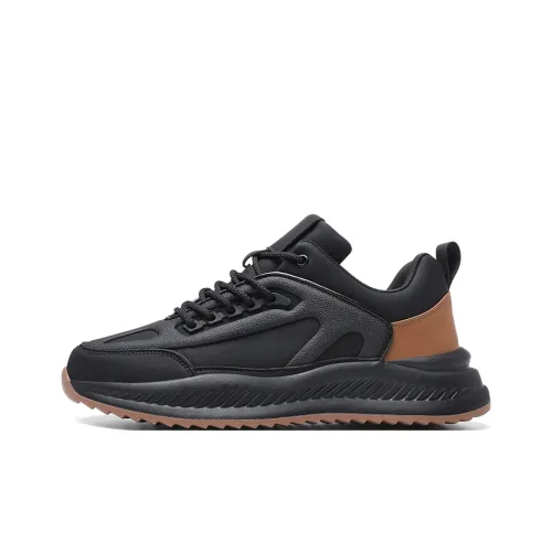 HBRK Покрытие Slip-Resistant Амортизация Низкий Топ Скейтборд Кроссовки Мужские