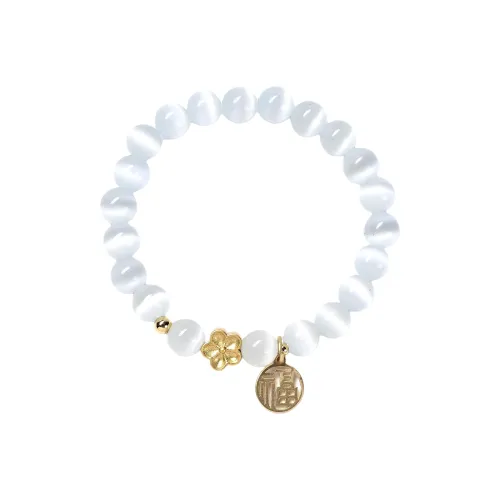 Abby's Wonderland Стекло Кошачий глаз Браслеты Унисекс