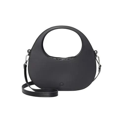 O Bag Thermoplastic Compound Портативная Сумка через плечо Сумка на плечо Женская Черная