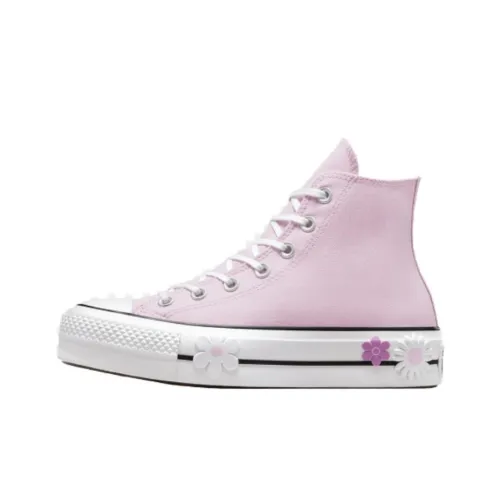 Converse Chuck Taylor All Star Износостойкие Дышащие Высокие Кеды Женские Розовые